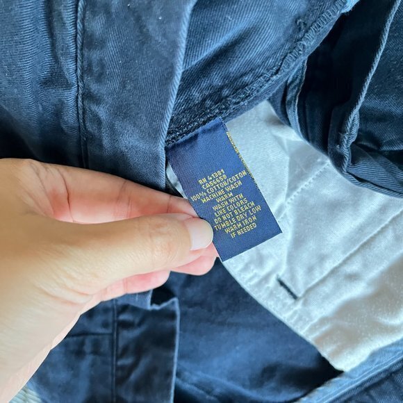 Polo Ralph Lauren Men's, Classic Stretch Fit 6" Shorts‎ Navy Blue Size 38 - Picture 6 of 9